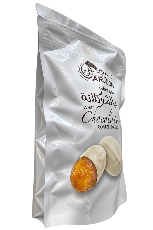 WHITE CHOCOLATE COATED DATES