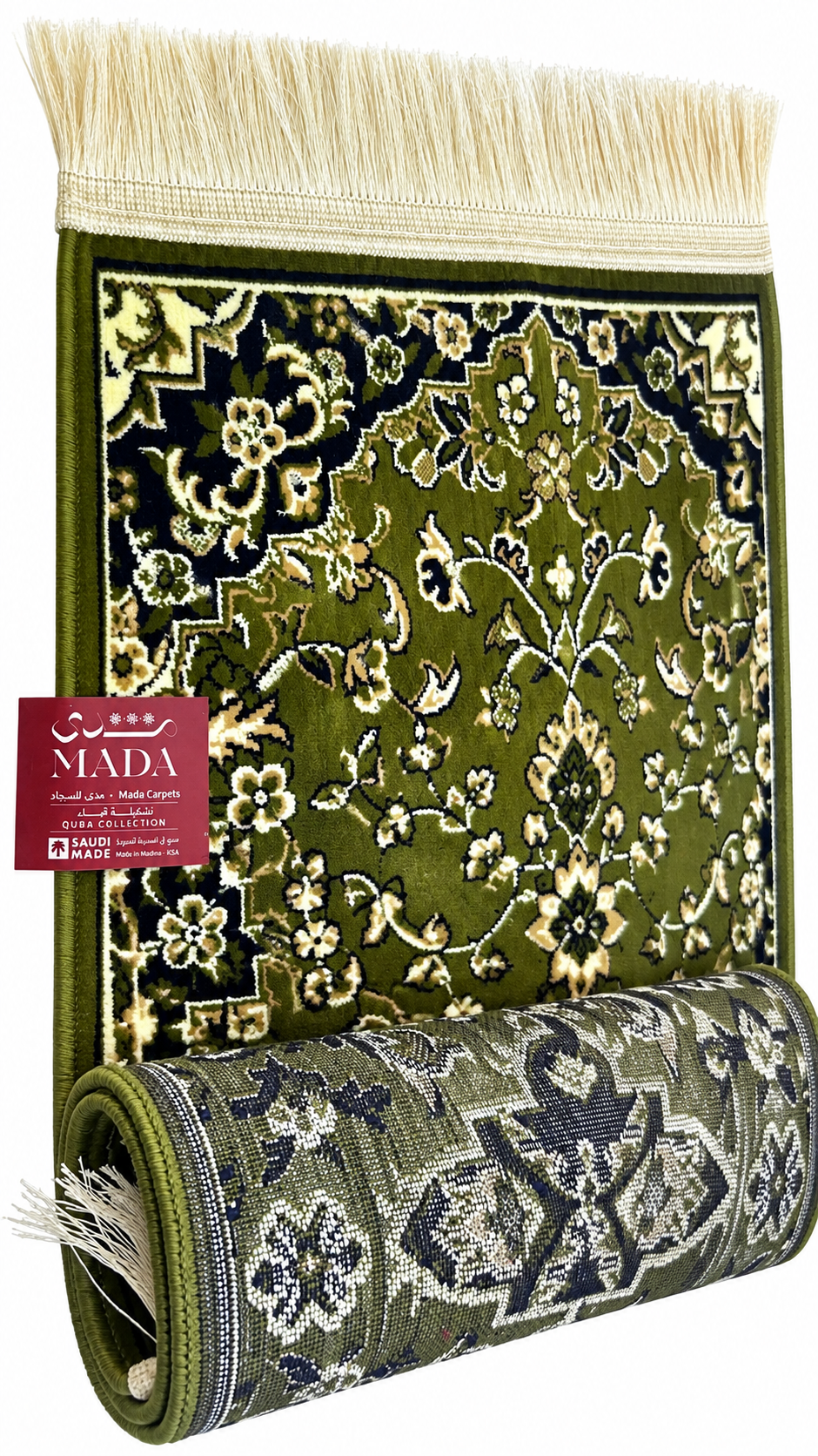 SEJADAH RAWDAH MADA MEDIUM 4MM HIJAU