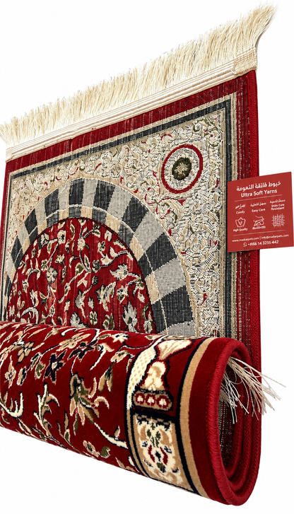 SEJADAH RAWDAH MADA 4MM MERAH