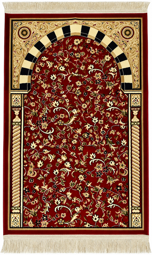 SEJADAH RAWDAH MADA 4MM MERAH