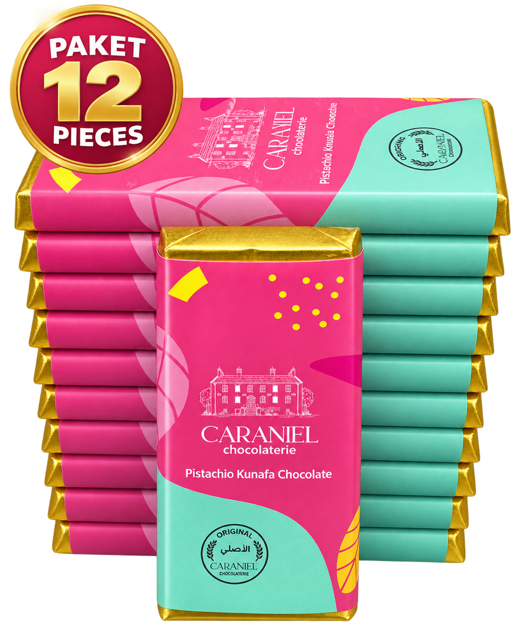 CARANIEL DUBAI CHOCOLATE VIRAL 12 BIJI 100 RIYAL