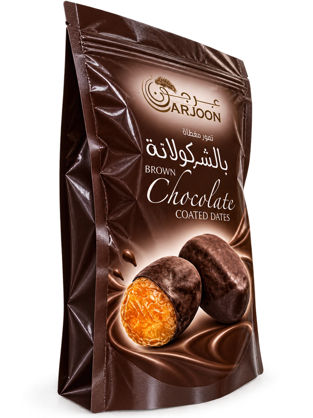 BROWN CHOCOLATE COATED DATES