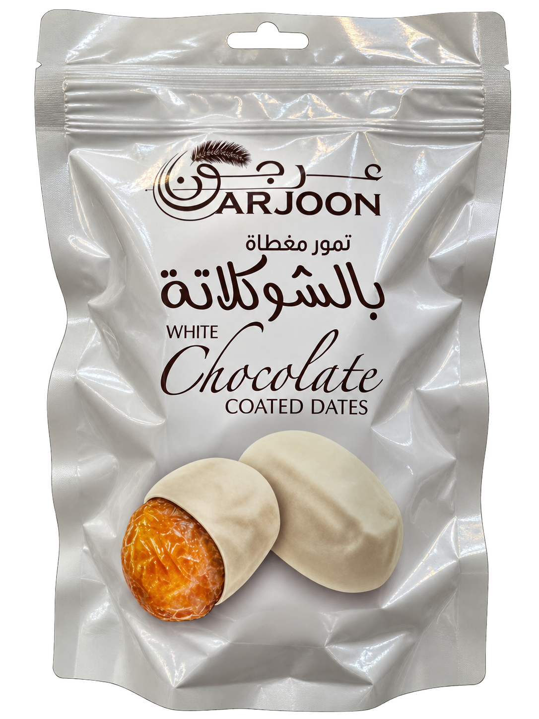 WHITE CHOCOLATE COATED DATES