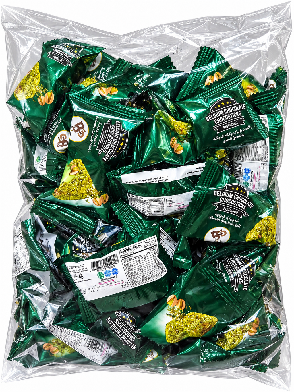 BELGIUM CHOCOLATE VIRAL PICTACHIO FLAVOUR 1KG