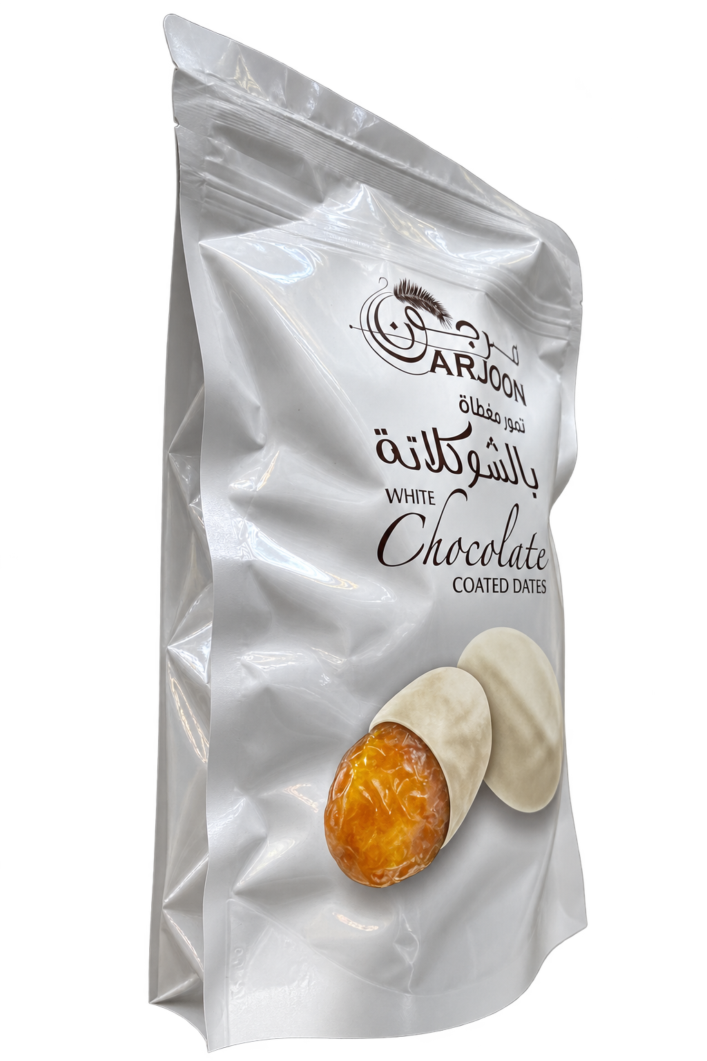 WHITE CHOCOLATE COATED DATES